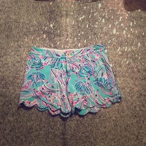 Lilly Pulitzer buttercup knit shorts